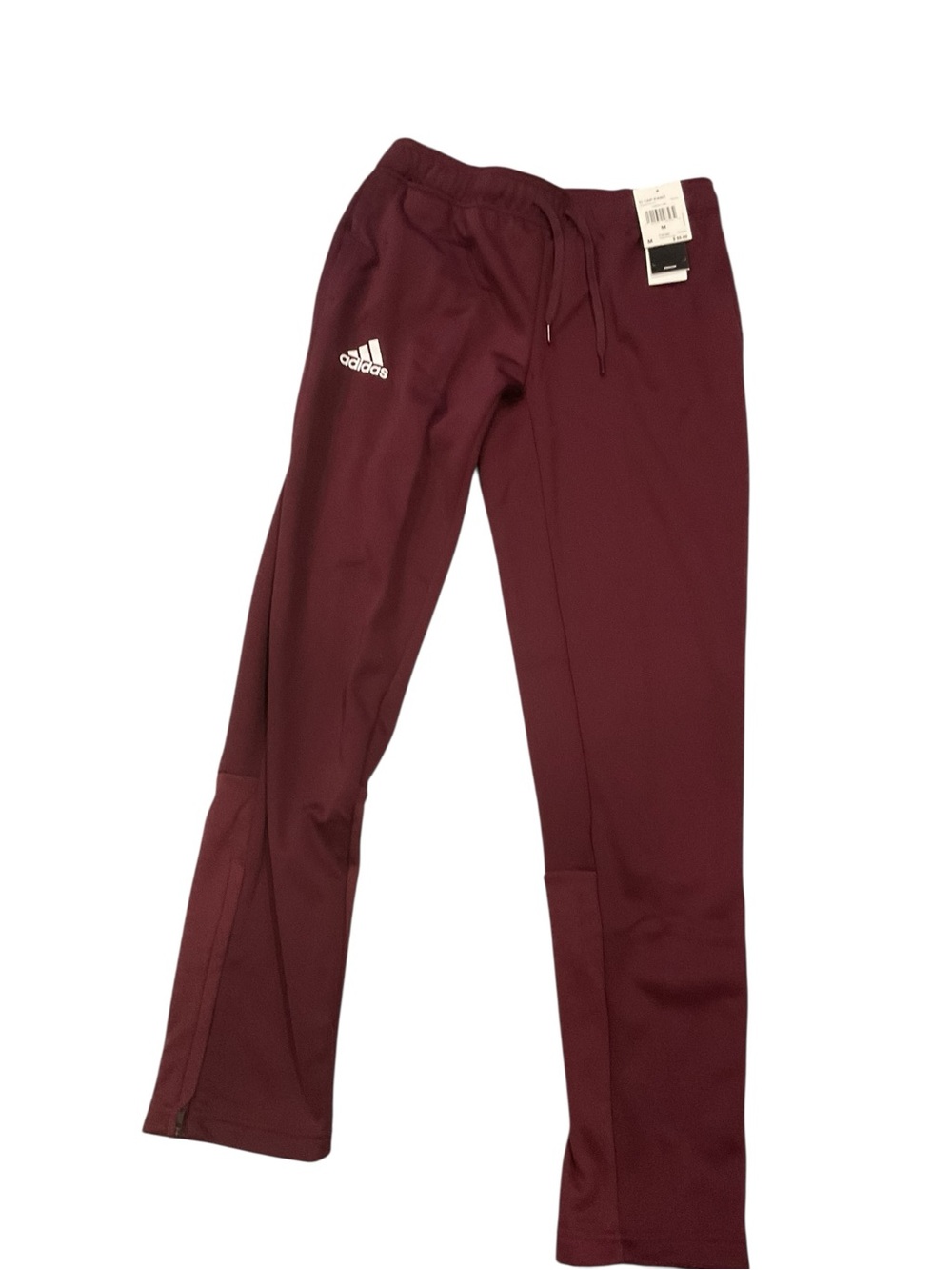 adidas Maroon Athletic Jogger Pants Men’s  Medium